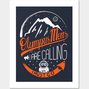 Olympus Mons Are Calling - Explore Mars Posters and Art